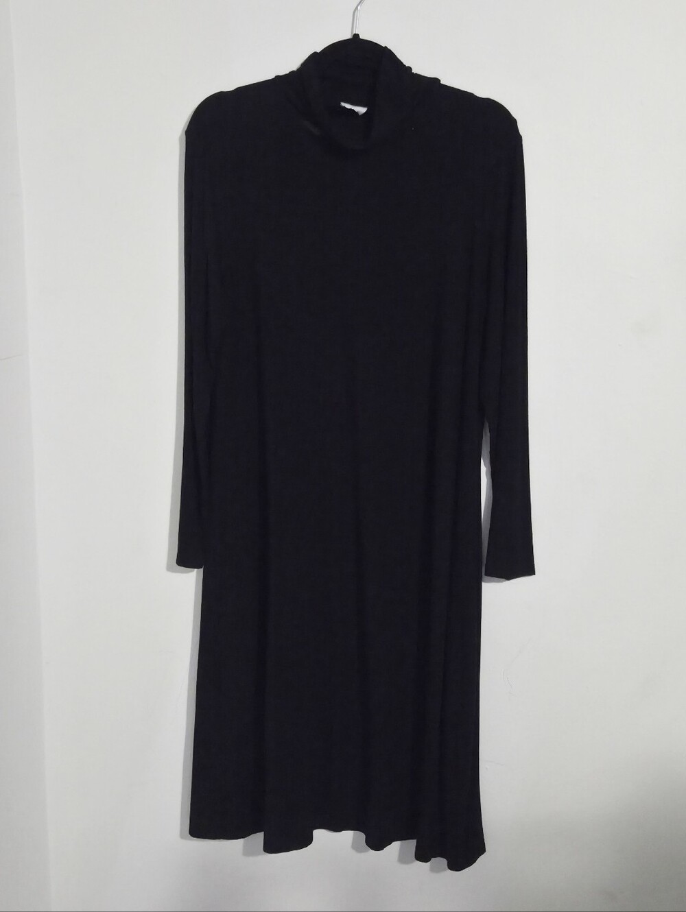 Dress Blank Turtleneck Swing Dress